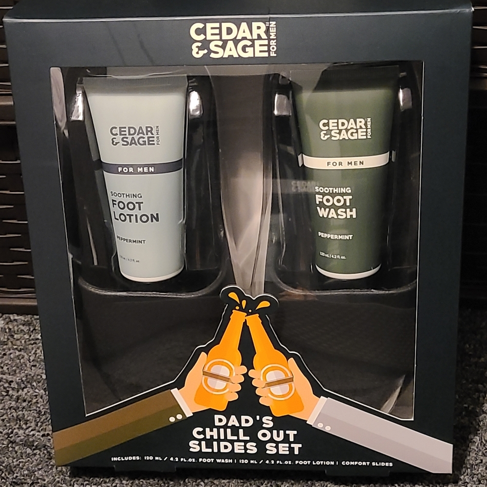 C&S SLIDES & Foot Wash/Lotion Set